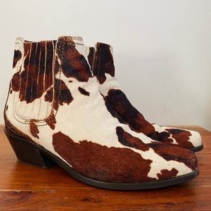 Cow Print Zara Boots